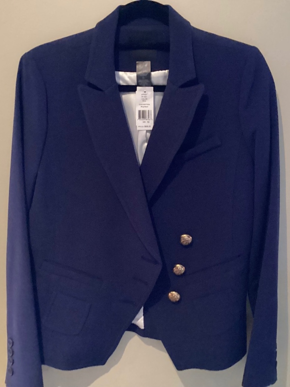 Smythe Garnet Tailored Blazer | BNWT | Iconic Canadian Designer | Worn by Prince